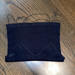 Cross back straps cropped cami